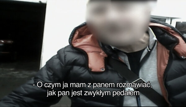 "Pan jest zwykłym pedałem"